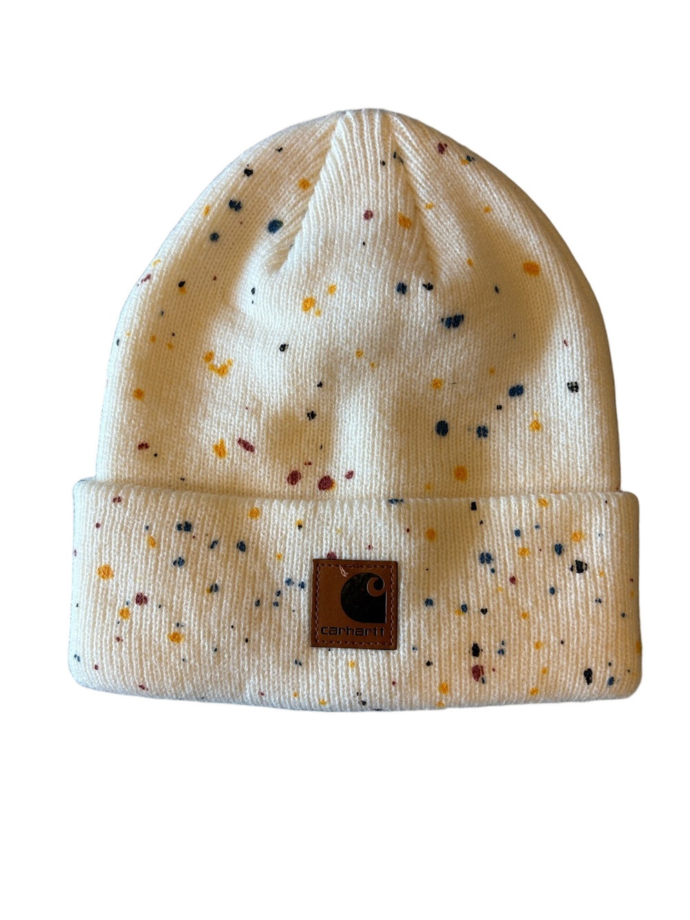 Carhartt NWOT Cream Confetti Knit Beanie